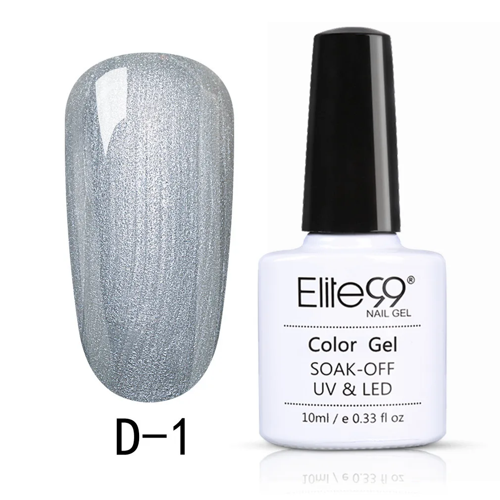 Elite99 10 мл сменный Гель-лак для нейл-арта мрамор Halo эффект гель Перманентный лак для ногтей замачиваемый маникюрный гель для ногтей лак - Цвет: D-1