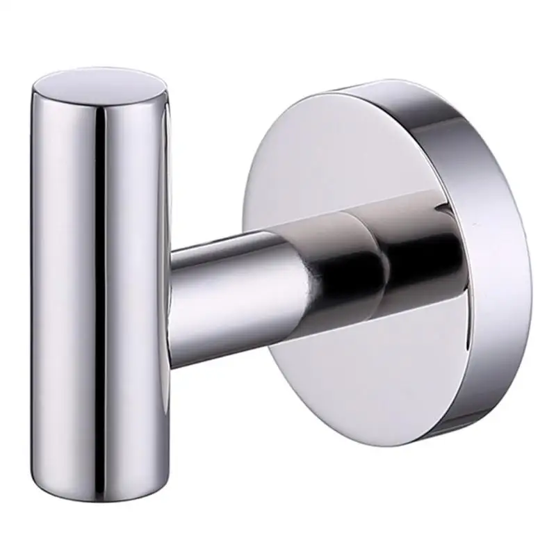 Stainless Steel Bathroom Hardware Towel Rack Bathroom Kitchen Toilet Wall-mounted Paper Holder Bar Hook All-purpose Rack Holder - Цвет: Серебристый