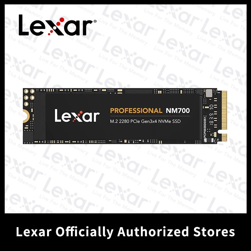 Твердотельный накопитель Lexar NVMe M2 SSD 1 ТБ PCIe Gen3x4 2280 512 ГБ для ноутбука NM700 |