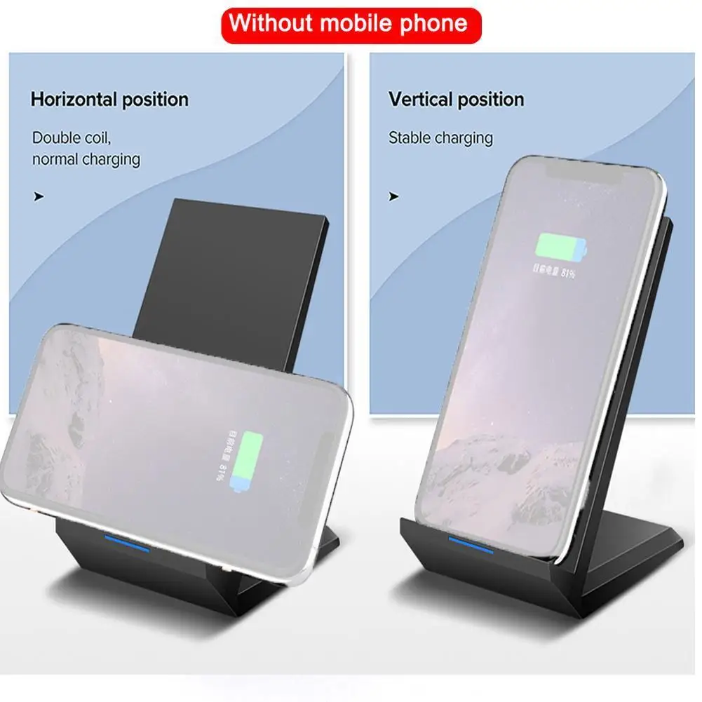 

Wireless Charger 10W Fast Charging Phone Charger P3K1