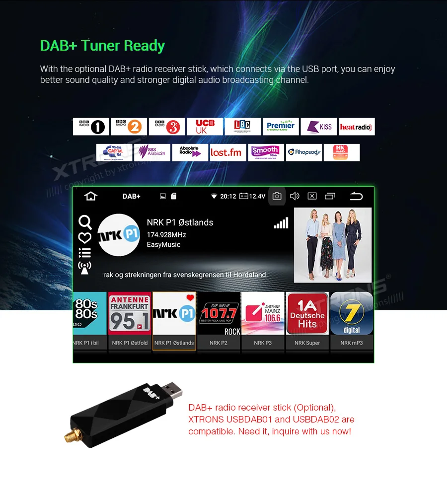 Best XTRONS 7" Android 9.0 Octa Core 64G ROM 4G RAM Car DVD Player Multimedia GPS System Custom Fit for Volkswagen for Seat for Skoda 16