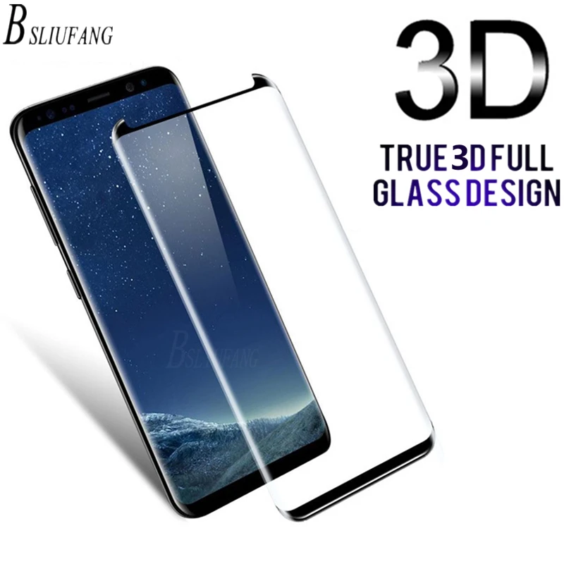 

VBNBV 3D Full Curved Tempered Glass For Samsung Galaxy S10 S9 S8 Plus Screen Protector For Samsung Note 9 8 S10E Protective Film