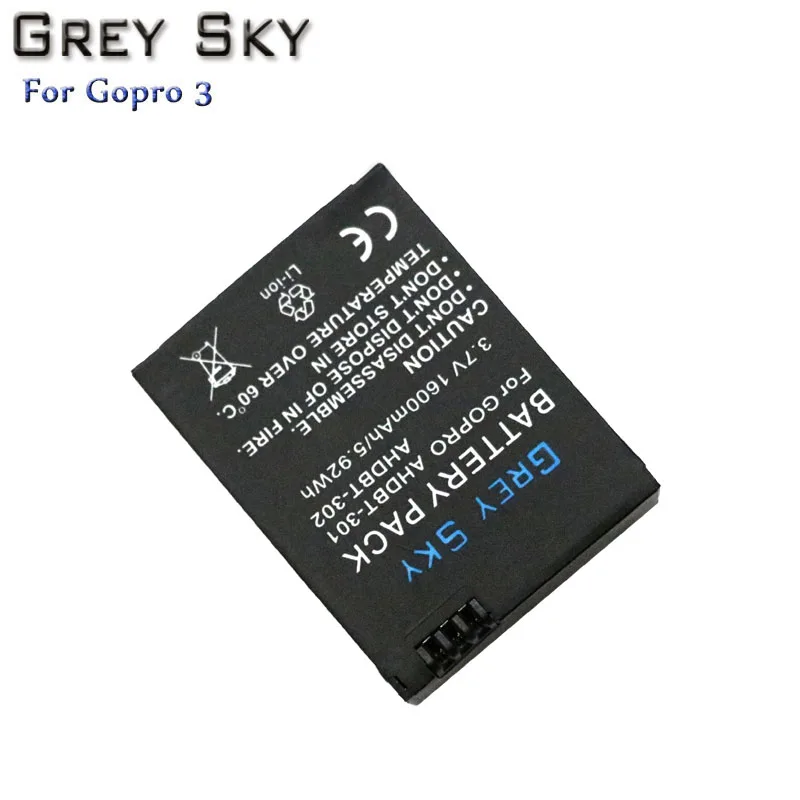 Go Pro hero 3 3 + gopro3 gopro 3 hero 3 батареи для Gopro hero 3 3 + черный выпуск белый серебристый выпуск HD аксессуары для камеры