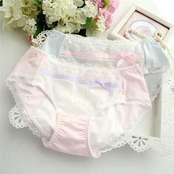 

Dalian Orders Exported to Japan Menstrual Panties Women's Menstrual Period Leak-Proof Sanitary Panty Embroidery Lace Large Size