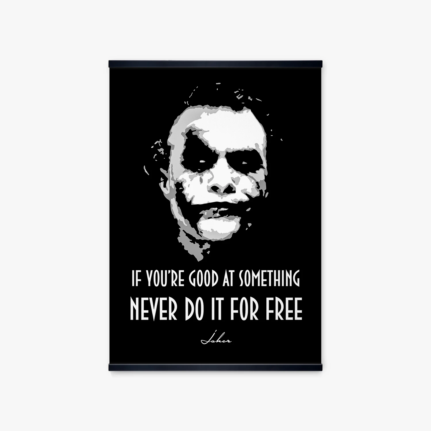 Wall Art Picture Supervillain Movie The Dark Knight Joker Heath Ledger Poster Print Canvas Painting Modern Frame Room Home Decor Painting Calligraphy Aliexpress