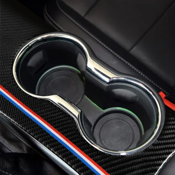 

Strip Instrument Table Decoration Gearshift Panel Trim Styling Sticker Red White Blue for Ford Mustang 15-17 LHD