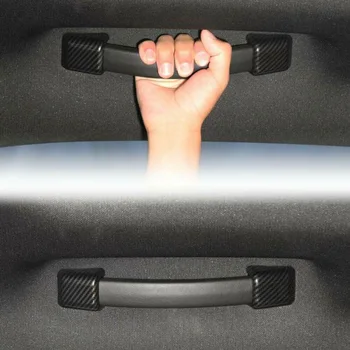 

4pcs Roof Grab Handle Trim Car Cover Decor For Dodge Challenger 2015-19