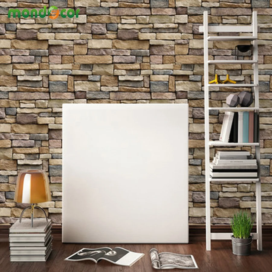 

Peel and Stick Wall Cover Brick Pattern Self Adhesive Contact Paper Home Decor Bedroom Living Room Waterproof Wallpaper Stickers