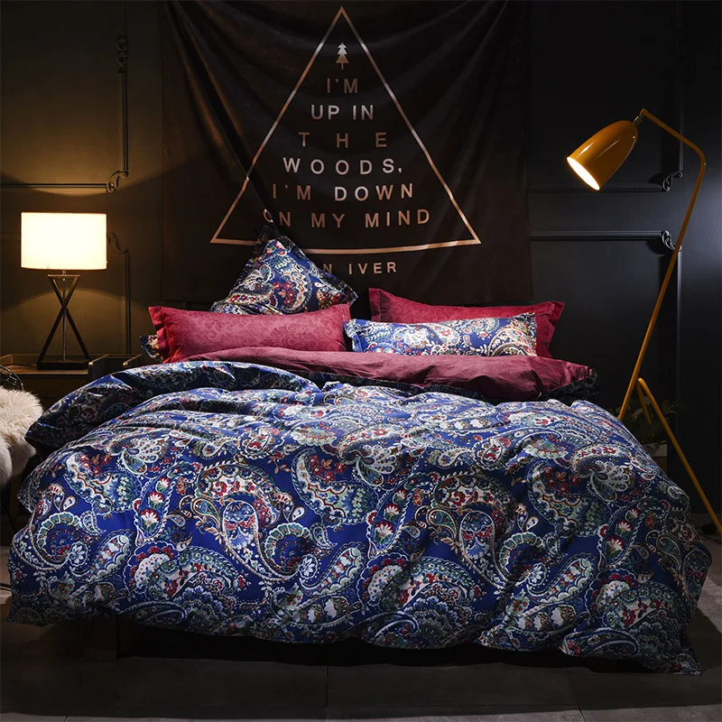 Lanke-UK-206 Постельное белье Lanke с клетчатым узором, Великобритания-Одноместный двуспальный комплект постельного белья, 200*200 Размер 3 шт., постельное белье из хлопка - Цвет: Lanke-UK-206