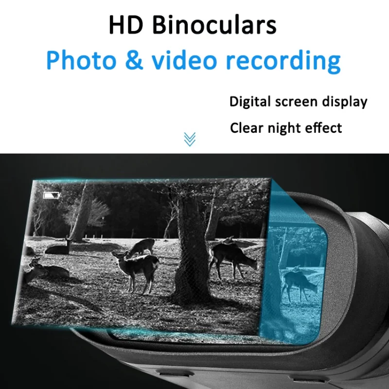 Бинокль ночного видения широкоформатный цифровой инфракрасный многофункциональный HD прицел HD фото камера ночного видения телескоп