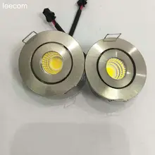 Упаковка из 10 3w Cob светодиодные мини регулируемые встраиваемые светильники 3000k 6000k