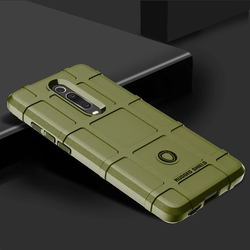 Прочный чехол mi 9 T для Xiaomi mi 9 T Pro Чехол-Бампер Защитный чехол mi 9 T mi 9 T чехол для Xiao mi Red mi Note 8T 8 8A 7 7A K20 Pro Чехол - Цвет: Green