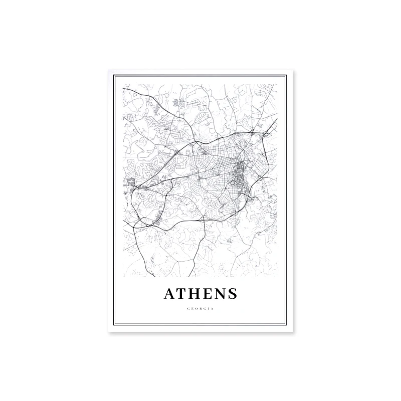 Greece-Road-Map-Poster-Black-and-White-Prints-Athens-City-Map-Canvas-Painting-Travel-Posters-Wall (5)