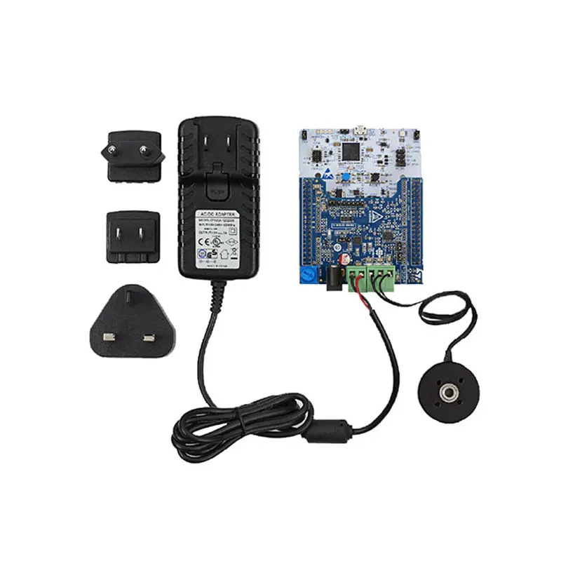 

1 pcs x P-NUCLEO-IHM03 Motor Control Nucleo Pack with X-NUCLEO-IHM16M1 and NUCLEO-G431RB Development Board