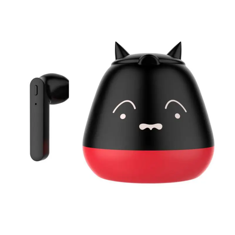 Беспроводная гарнитура Bluetooth в форме милого мультяшного героя, громкая связь, наушник V5.0 с микрофоном для бизнеса, офиса, вождения
