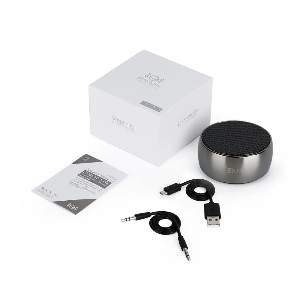 LESHP Bluetooth динамик мини беспроводной громкий динамик трещина TF USB Сабвуфер bluetooth динамик s mp3 стерео аудио музыкальный плеер