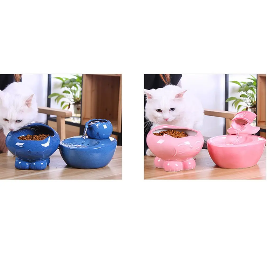 Керамическая миска для домашних животных, новая фарфоровая миска для корма для кошек, милая миска для еды, миска для кормления домашних животных