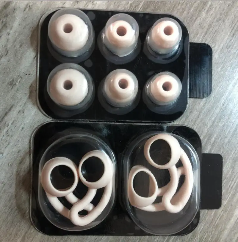 XRHYY Сменные Wingtips & Eartips набор мягких Противоскользящих Earpads наушники крючки для