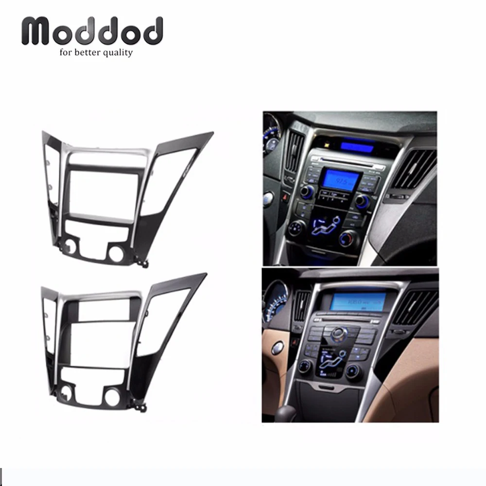 Для HYUNDAI Sonata YF 2010 + радиоприемник CD DVD аудиопанель рамка для приборной панели