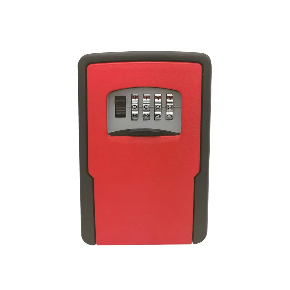 RED Открытый ключ хранения замок коробка ключ Сейф Коробка с Код комбинации замок Сейф для снаружи - Цвет: RED