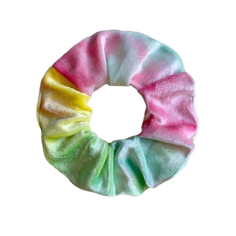 Gomas Para El Cabello De Terciopelo Teñidas Con Lazo Gomas Para El Cabello De Terciopelo Teñidas Con Lazo