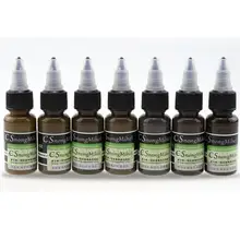 Расширенный 15 мл пигмент для микроблейдинга Перманентный Макияж брови и губы чернила татуировки Макияж инструмент красоты