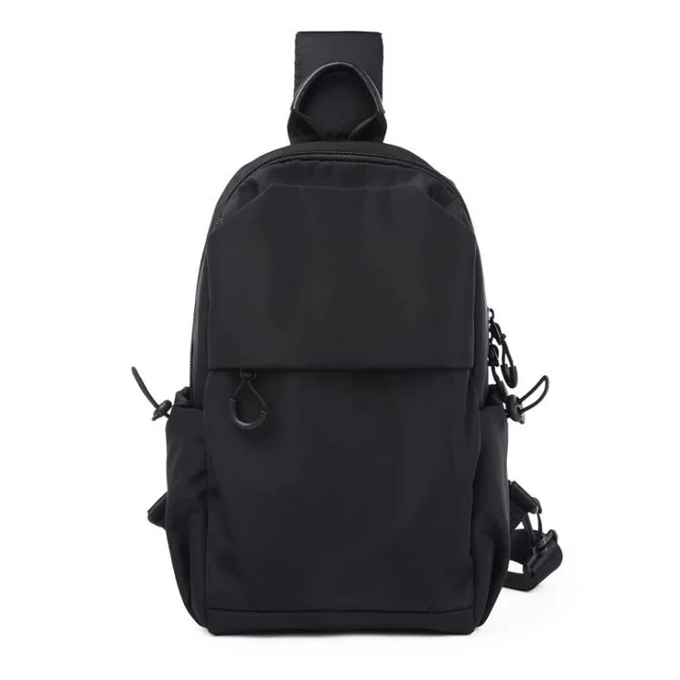Многофункциональные модные мужские сумки через плечо, Повседневная Большая нагрудная сумка, короткая походная сумка-мессенджер, водоотталкивающая сумка на плечо, LI-2608 - Цвет: Black
