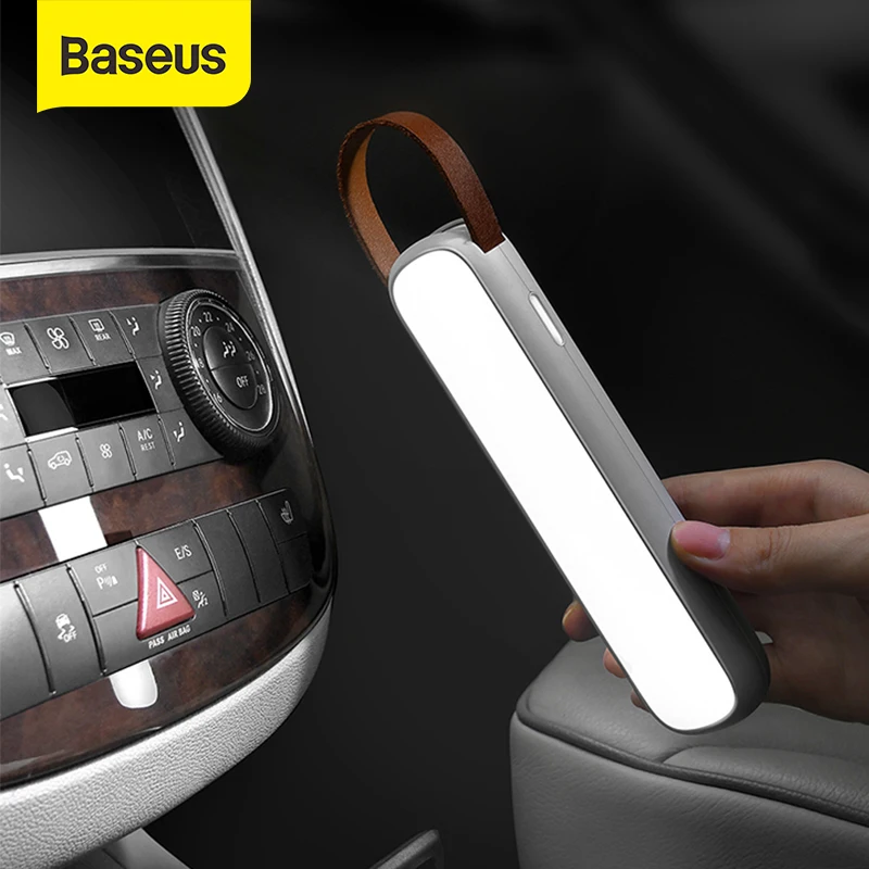 PROD 1005002717779136 Baseus Solar Car Emergency Light Rechargeable LED
Auto Interior Reading Light Portable Night Light Magnetic Car Signal
Lamp