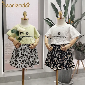 

Bear Leader Girl Princess Dress New Summer Fashion Floral Daisy Girl Dress Party Dresses Sweet Baby Costumes Kids Vestidos 2 6Y