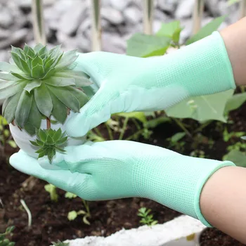 

1 Pair Made In China Garden Cleaning Hand Protected Gloves Pure Color Stab-resistant Waterproof And Anti-tie Gloves Disposable