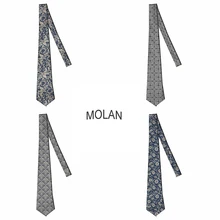 Мужской галстук 8 см в стиле ретро барокко, модный галстук, шелковый галстук с принтом, мужской галстук, аксессуары для свадебной вечеринки