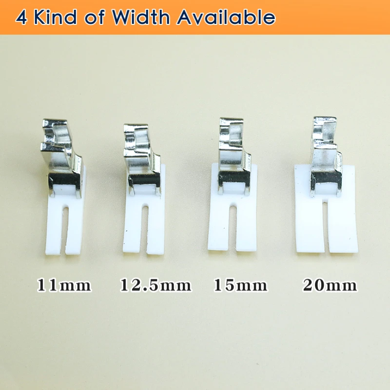 산업용 단일 바늘 Lockstitch 재봉틀 액세서리 압력 피트에 대 한 2 PCS T35W 플라스틱 표준 노루발