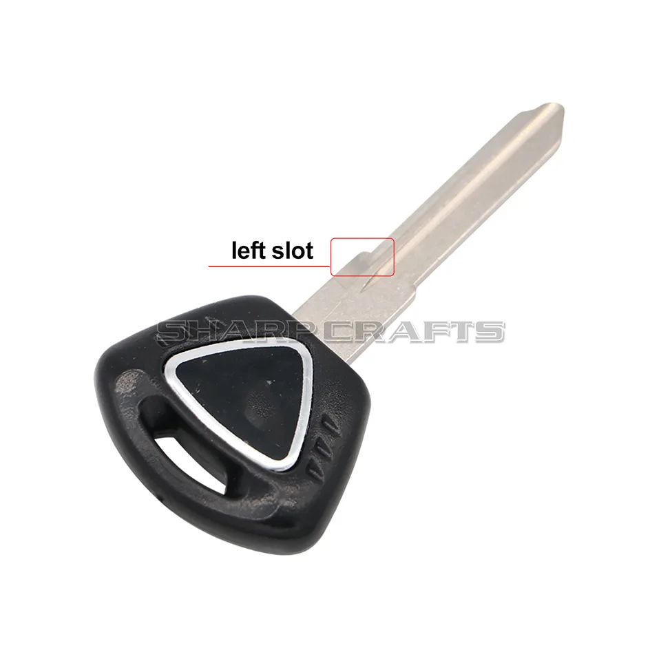 Motorcycle Left&Right Slot Embryo Blank Key Uncut Blade for TRIUMPH Street Triple 600-T955 Tiger800 motorcycle keys motorcycle key accessories