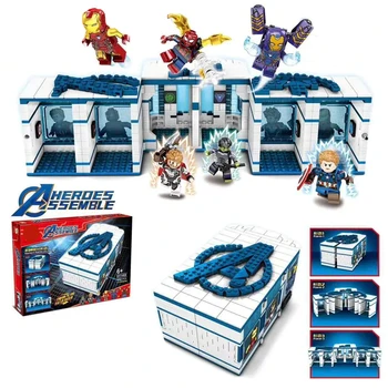 

IN STOCK Super compatible with Marvel Avenger Collections hero Book Building bricks lepinblocks Bricks Toys lepinbricks Gift