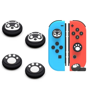 

4 Pcs Gaming Rubber Thumb stick Grip Cover for Switch Lite Joycon Controllers Button Stick, Switch Analog Joy Con Joystick