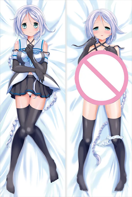 Аниме Kantai Коллекция Dakimakura Чехол Kancolle Kirishima Akizuki персонажи Shimakaze Bolster чехол Kaga длинный корпус Наволочка Чехол - Цвет: S2