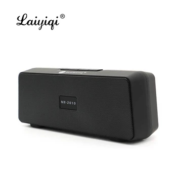 

Laiyiqi 2019 hot square wireless Bluetooth speaker FM Radio portable dual speakers enceinte bluetooth puissant caixa de som BT