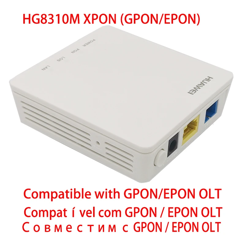 Hybrid EPON Xpon Onu GPON Ftth-Modes ONT Termina HS8010H HG8310M with Single-Lan-Port