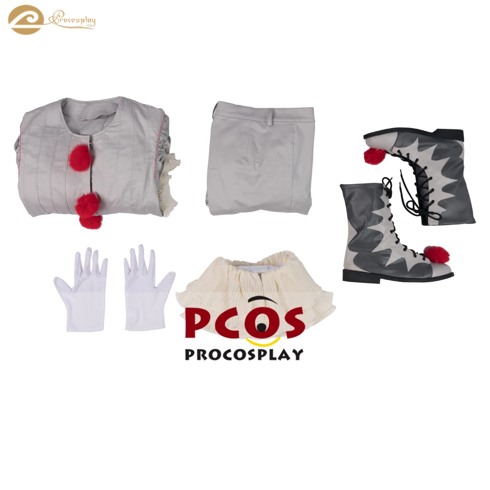 Pro cosplay It Chapter Two супер натуральное создание клоун Pennywise наряд косплей костюм для мужчин mp005123