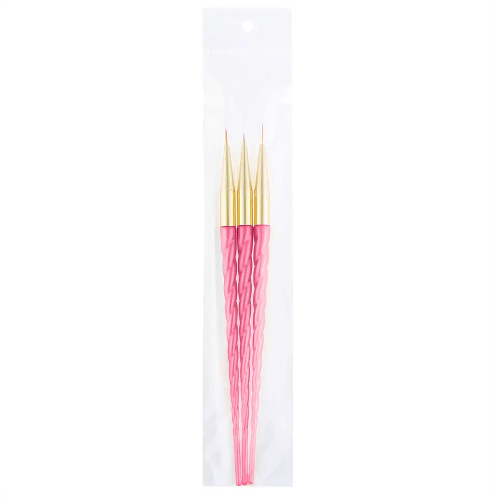 Nail Tools 3 Pcs/Set Art Brush Dot Point Dotting Painting Drawing Pen Gel Salon Polish Brushes Tool | Красота и здоровье