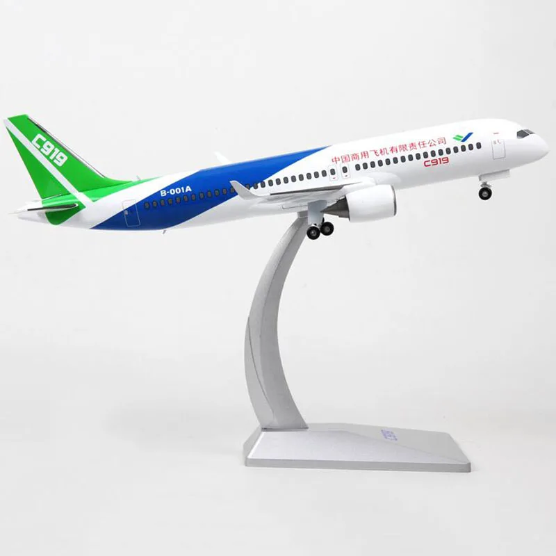 32 см 1:120 COMAC C919 модель Air China airlines W база шасси металлический сплав литья под давлением самолет коллекционная игрушка украшения