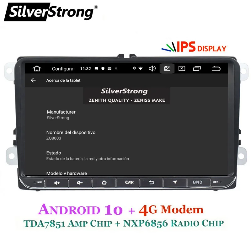 SilverStrong 9 дюймов ips матрица Android9.0 автомобильный DVD для VW Passat mk5 Golf6 для Polo Android Радио RDS TPMS-902BM3