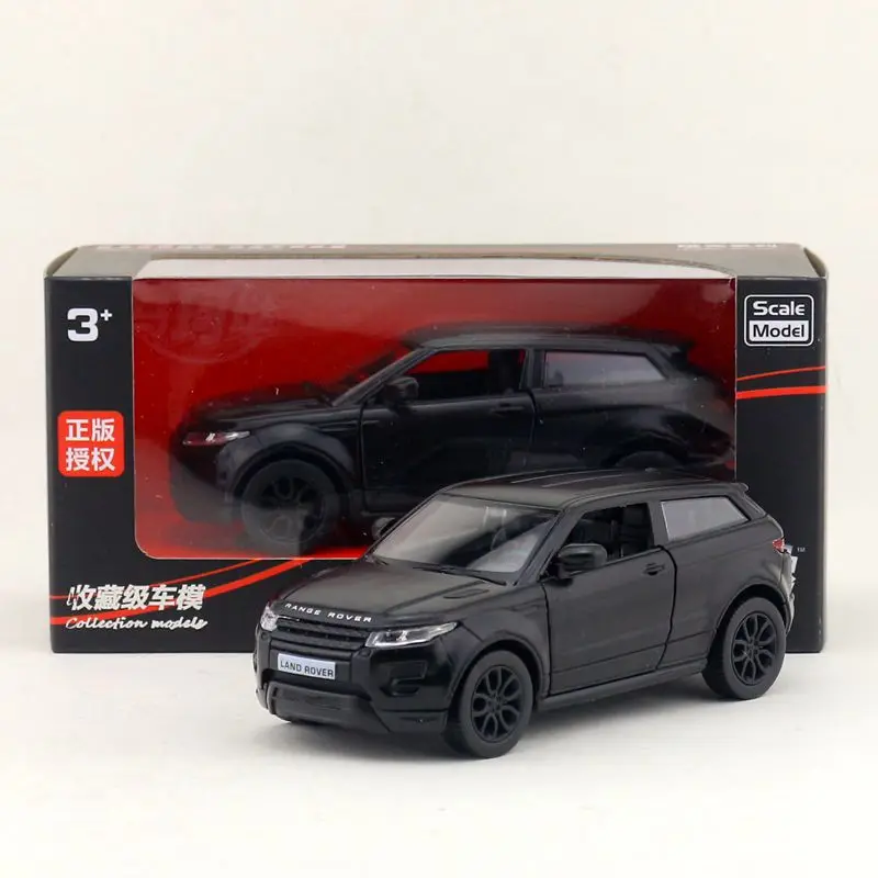 

1:32 Land Rover Aurora Cool Black Edition Two Doors Pull Back Alloy Simulation Car Model Children's Toy Boxed Metal Educational