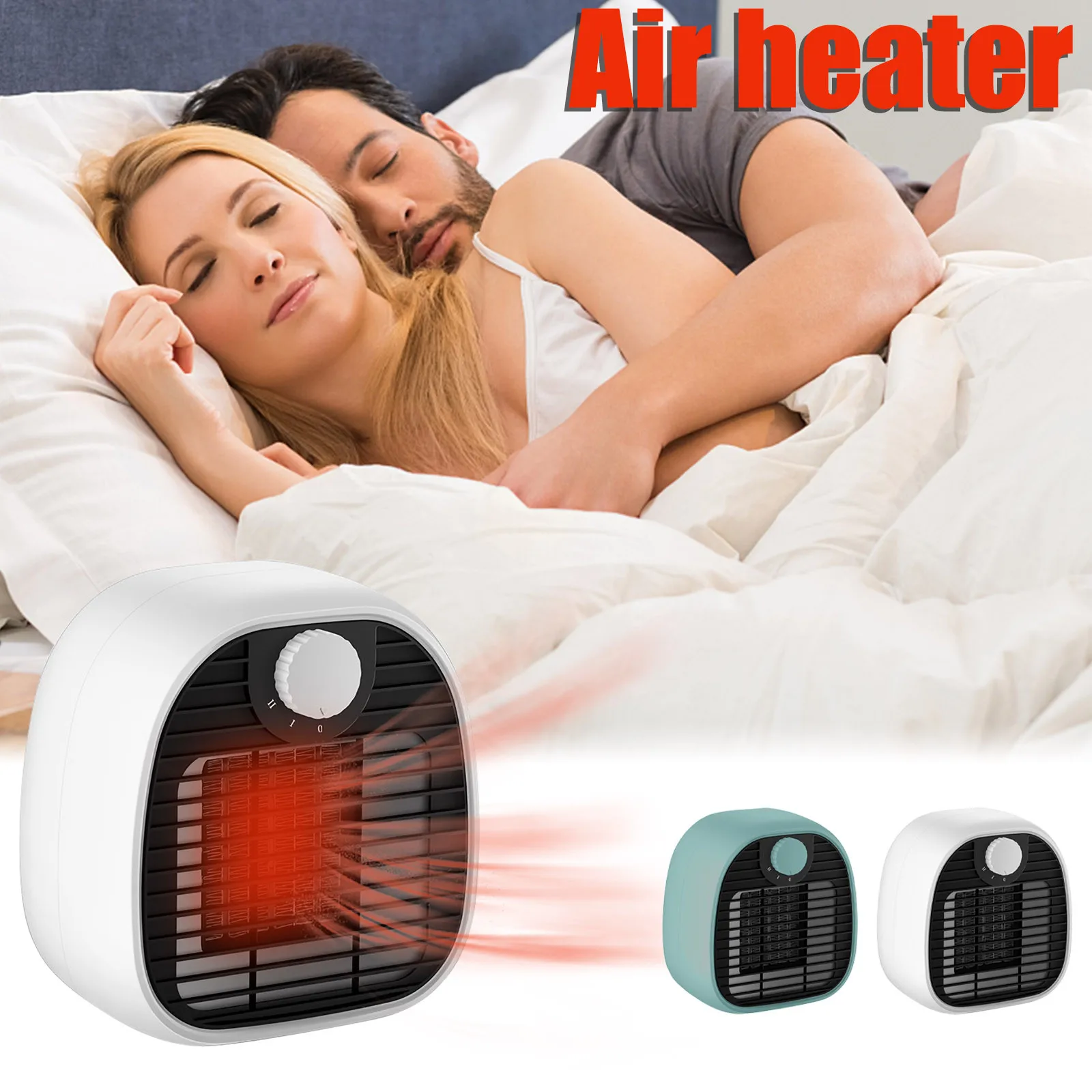 Electric Heater 1000W Portable Mini Desktop Warme Heater Fan Winter Warm  for Car Home Office Ceramic Fast Heat Handy Super Quiet _ - AliExpress  Mobile