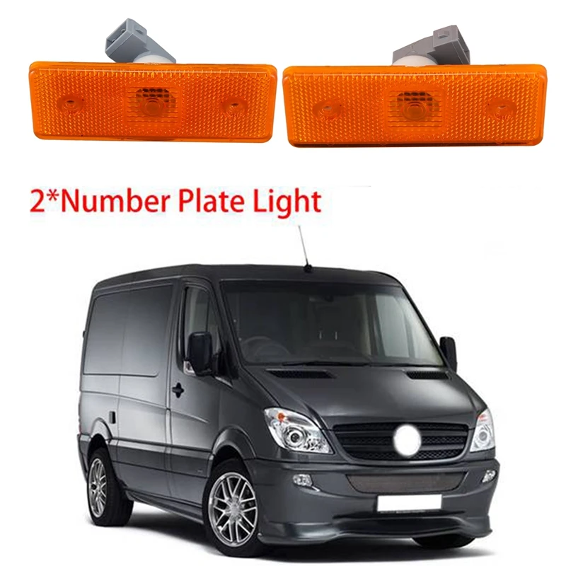 2Pcs Car Side Marker Light Lamp Turn Signal Indicator for Mercedes Benz Sprinter LT 1995-2006 A0028209156 | Автомобили и