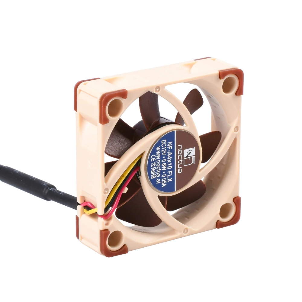 Премиум вентилятор Noctua NF A4x10 FLX 12 В 4010 Вентилятор охлаждения 4500 об/мин кулер 3d