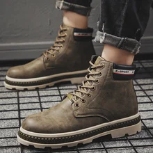 Уличная походная обувь; мужские Трекинговые ботинки; рабочие ботинки; нескользящие мужские горные ботинки; мужские Ботинки martin; zapatillas hombre; треккинговые ботинки