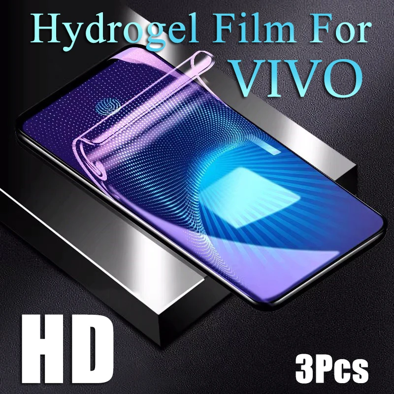 Пленка для VIVO X50 X30 Pro Гидрогелевая пленка V15 V17 Защитная NEX 3S X21 Y50 Y91i Y19 2019 мягкая