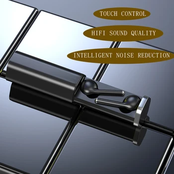 

TWS-50 V5.0 Bluetooth Wireless Earphone Touch Control Long Barrel Design HIFI Sound Headset Earbuds for XIAOMI HUAWEI iphone