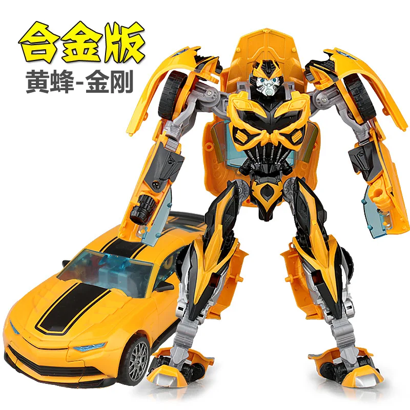 

Transformation Toy Jingang 4 Alloy Version of cool bian bao Bumblebee Comay Luo Car Robot Models 33008-2